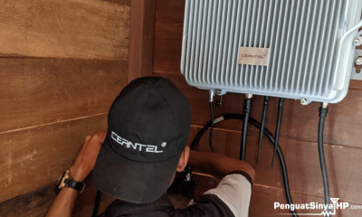 instalasi repeater alat penguat sinyal HP